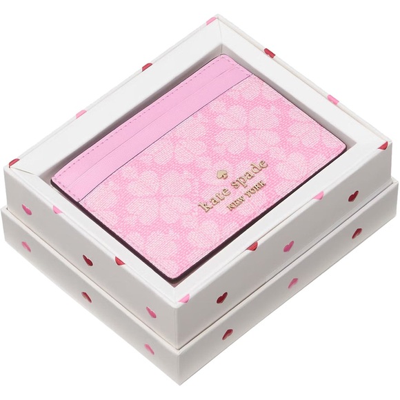 NWT-Kate Spade-SET-Spade Flower-Love Shack 3D Heart🩷Crossbody & Card Holder-$498 - Picture 16 of 16